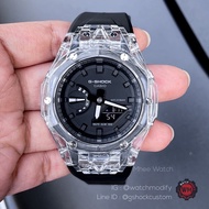 G-SHOCK GA-2100-7 Custom New Arrivals Hublot Style Jelly Rubber Strap