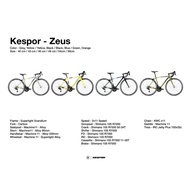 KESPOR ZUES BIKE 40CM 44CM 47CM 50CM 53CM 56CM