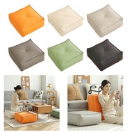 [Homyl] Floor Pillow Outdoor Patio Cushion Square Chair Seat Pad Japanese Floor Cushion