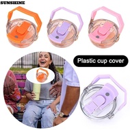 SUNSHINE Bottle Lid, Replacement Multicolor Cup Lid, Portable Transparent Splash Spill Proof Therms 