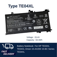 (ส่งฟรี ประกัน 1 ปี) แบตเตอรี่ โน๊ตบุ๊ค Compatible with HP TE04XL Omen 15-AX200 HP OMEN 15-ax040tx 1