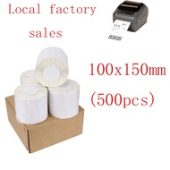 Expedited Delivery Thermal Sticker ROLL A6 100*150mm 500pcs Shopee Laz Waybill Shipping Label Waterproof Scratch Proof