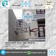 Eco Papan Pantul Basket Akrilik 10mm Wall Mounted + Ring Basket Per 2 