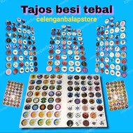 Tajos Besi Tebal Karakter Mainan 1 lembar isi 40pcs