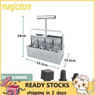 Magicstore Soil Block Maker 8-cavity 2 inch Comfort-Grip Handle Manual Blocker Gardening Tool with 3