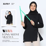 ELITE - MEZZAYA Long Sleeve Active with String Side | Poly Interloc Muslimah Sports Wear