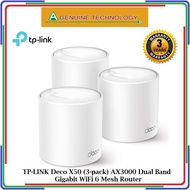 TP-LINK Deco X50 (3-pack) AX3000 Dual Band Gigabit OFDMA MU-MIMO WiFi 6 Mesh Router - 3 Years Warranty