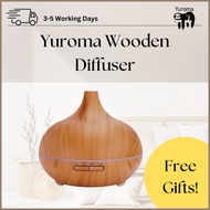 [SG] Yuroma Quiet Wooden Diffuser Aromatherapy for Home &amp; Office