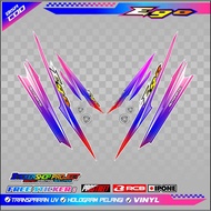 YAMAHA EGO VARIATION STRIPING EGO MOTORCYCLE VARIATION STICKER LIST/