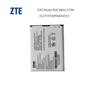 แบตเตอรี่ แท้ ZTE Pocket WiFi Battery รุ่น MF30 MF50 MF51 MF60 MF62 MF65 MF65 Li3715T42P3h654251 แบต