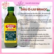Dầu Olive Hữu Cơ Ép Lạnh Bragg (Organic Extra Viegin Olive Oil) - 473ml