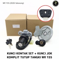 COMPLETE CONTACT KEY SET SEAT KEY TANK CAP WR 155 WR155 B3M