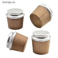 【Ready Stock】 2Pcs Wood Stopper Sealed Safe Vacum Flask's Cork Plug Lid {F}