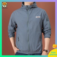 jaket motor waterproof jeket lelaki Pelindung matahari musim panas, jaket ultra lelaki -saiz kasual saiz pelindung matahari di luar memancing jaket kulit bernafas