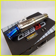 ◵ ✌ ♒ (100% Original Creed Exhaust) Universal 51mm Motorcycle Exhaust Pipe Canister / Creed Exhaust