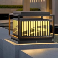 VZEQ Brand new 2024 Outdoor LED Courtyard Light Waterproof Aluminum Street Lamp With Pillar Top Fenc