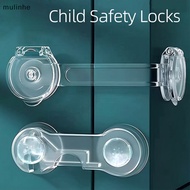 MU  NEW Children Lock Security Protector Baby Care Multi-function Plastic Lock Safety Lock Cupboard Cabinet Door Drawer Refrigerator n