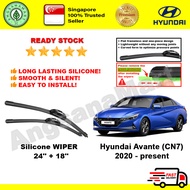Genuine Silicon Wiper / Hybrid Wiper (for Hyundai Avante CN7)