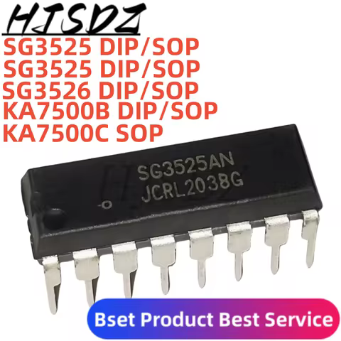 5PCS SG3524N SG3525AN DIP16 SG3525A DIP SG3525 DIP-16 SG3524DR SG3524 SOP-16 SG3526N SG3526 KA7500 K