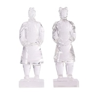 New Ornaments Resin Characters Song Bogu Rack Model Room Artwork Abstract Zen Study Transparent Aest