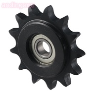 ANDIN Chain Idler Sprocket, 10mm Bore 1/2" Pitch 13 Tooth Convex Idler Gear, Durable C45 Carbon Stee