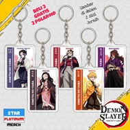 GANTUNGAN Kimetsu no Yaiba Keychain - Demon Slayer Keychain - Anime Keychain - Kamado Nezuko Keychai