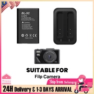 KiTBEEZ🔥BL-5C Digital Camera Battery 1200mAh Lithium Battery Dual Charger Battery Holder for Camera