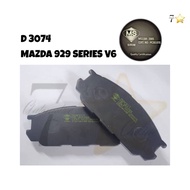 MAZDA 929 SERIES V6 D3074 FRONT BRAKE PAD