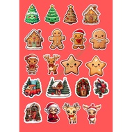 30-50 Stickers / Christmas Style Stickers - Christmas Stickers