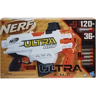 NERF Ultra Amp Motorised Blaster, 6-Dart Clip, 6 NERF Ultra Darts, Only Compatible with NERF Ultra D