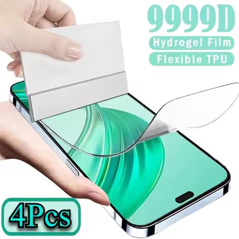 4Pcs Full Cover Hydrogel film for Honor X8c X7c X6b X9c Water Gel Protective Film for Honor GT 400 3