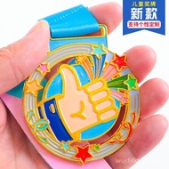 [3696 Orang Dikumpul] Pingat Tersuai untuk Sukan Tadika Kanak-kanak Bertemu Kelas Bintang Pingat Ema