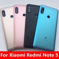 New Spare Parts For Xiaomi Redmi Note 5/Note 5 Pro Door Housing Back Battery Cover Side Buttons   Camera Flash Lens Replacement