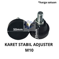 Rubber stabilizer adjuster M10/ table leg rubber chair leg/ bench rubber rack leg