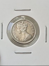 1898年香港維多利亞一毫銀幣