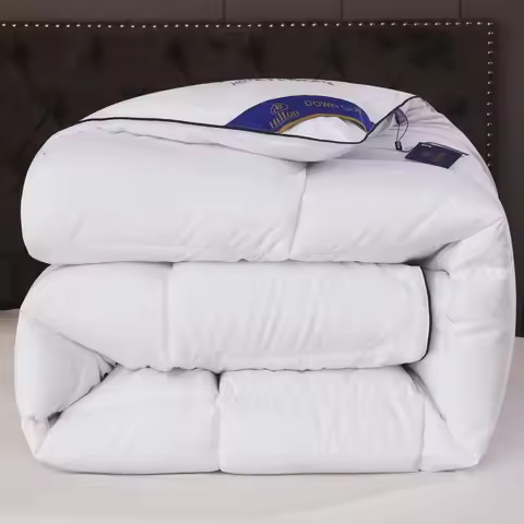 Hotel Four Seasons Quilt Warm Single Bed Feather Velvet Comforter Air-conditioner Quilts Comfortable