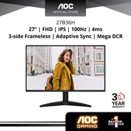 AOC 27B36H 27" FHD IPS 100Hz Adaptive Sync 1ms Monitor