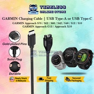 Garmin Approach Series Smart Watch Charging USB Cable 100cm (S70/S62/S60/S42/S40/S12/S10/G12/X10 sma