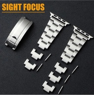 สายนาฬิกาสแตนเลสสตีลสำหรับนาฬิกา Apple สายนาฬิกา Rolex Ultra 8 SE 7 49MM 45MM 44MM 42MM 41MM 40MM 38
