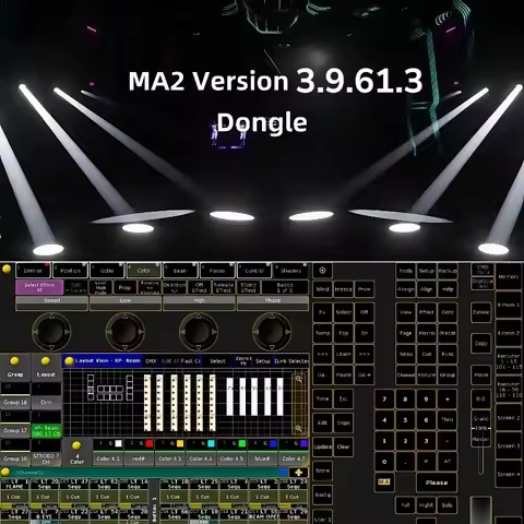 NEW Version grandMA2 Version 3.9.60.91 / 3.9.61.3 OnPC Software Dongle USB MA2 Lighting DMX Stage 25