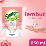 BARU SUNLIGHT EXTRA LEMBUT 650ml ( PINK ) / Sabun Cuci Pencuci Piring