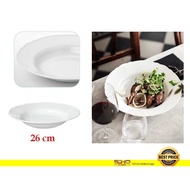 IKEA-UPPLAGA Deep plate, white, 26 cm