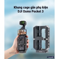 DJI Osmo Pocket 3 | Cage frame attached to dji osmo pocket 3 body protection accessory