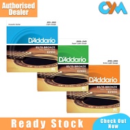 DAddario Acoustic Guitar String 85 / 15 BRONZE Full Bright Made In USA (EZ89 -009/045) (EZ900 010/05