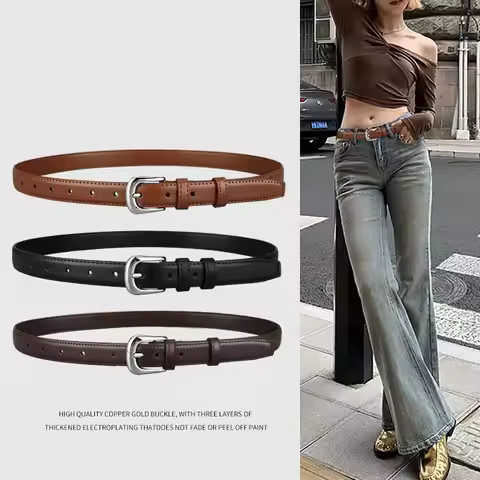 1pcs Belt ladies retro all-match fashionable belt summer new waist jeans belt ladies