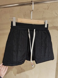Thom Browne Black Padded Shorts全新黑色加棉短褲