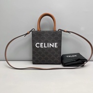 Celine賽琳 Cabas迷你老花凱旋門琴譜包