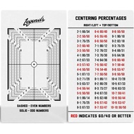 Legends Card Grading Centering Tool with Cleaning Cloth Kit Material for PSA - BGS - Graded Card Sub