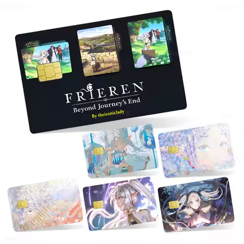 Anime Frieren Beyond Journey's End Fashion Matte Gold Silver Black Matte Film Skin Sticker Tape For 