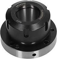ER50 Collet Chuck, 100mm Diameter 7 Holes Carbon Steel Collet Chuck, 0.005 Accuracy Threaded Chuck f
